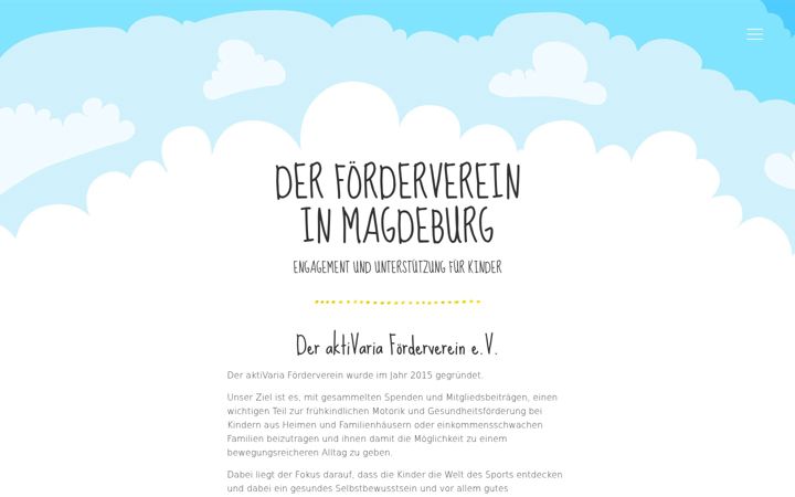 Screenshot von aktivaria-foerderverein.de