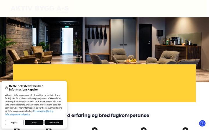 Screenshot von aktivbygg.no