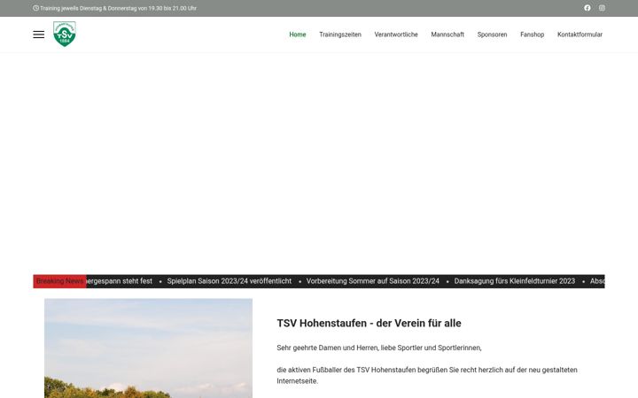 Screenshot von aktive-fussballer.de