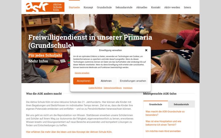 Screenshot von aktive-schule-koeln.de