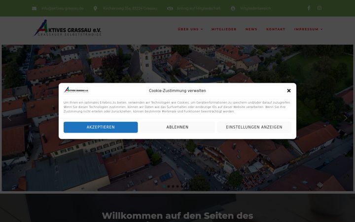 Ekrānuzņēmums no aktivesgrassau.de