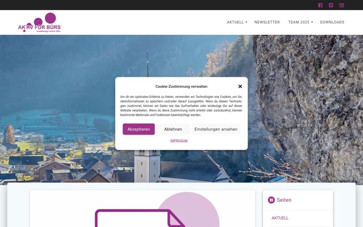 Screenshot of aktivfuerbuers.at