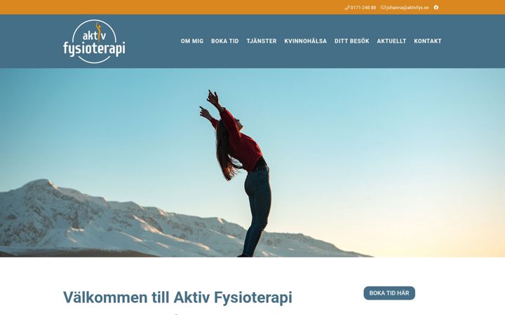 Zrzut ekranu aktivfys.se