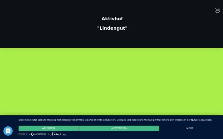 Zrzut ekranu aktivhof-lindengut.de