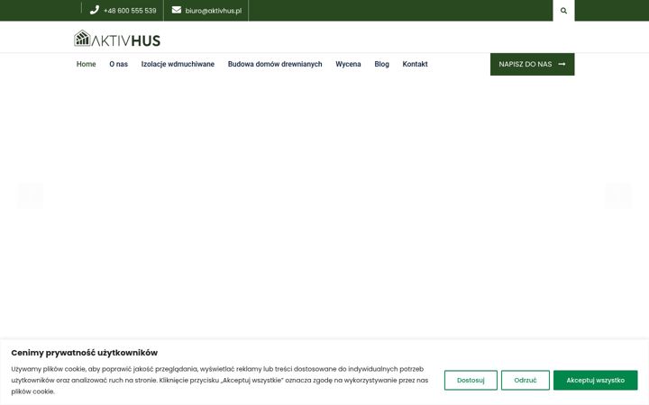 Posnetek zaslona aktivhus.pl