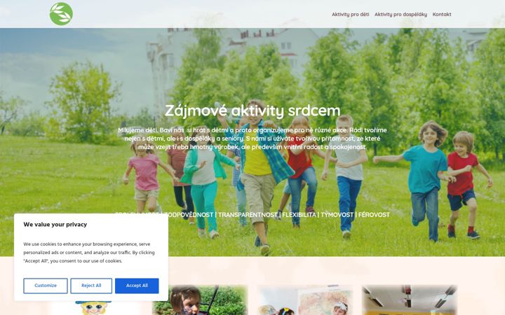 Ekrano kopija aktivity-srdcem.cz