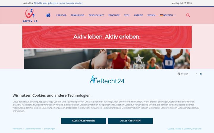 Screenshot of aktivja.com