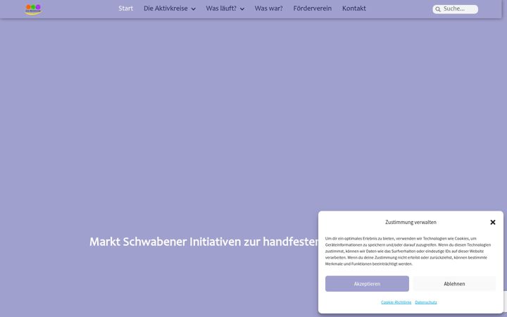 Skjámynd af aktivkreise.de