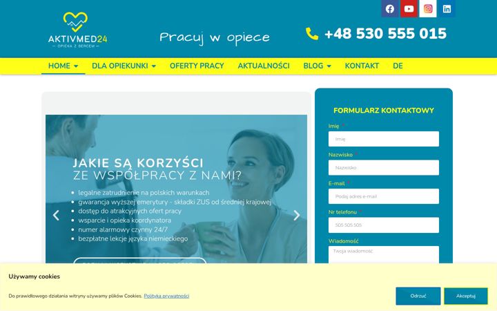 Screenshot of aktivmed24.pl