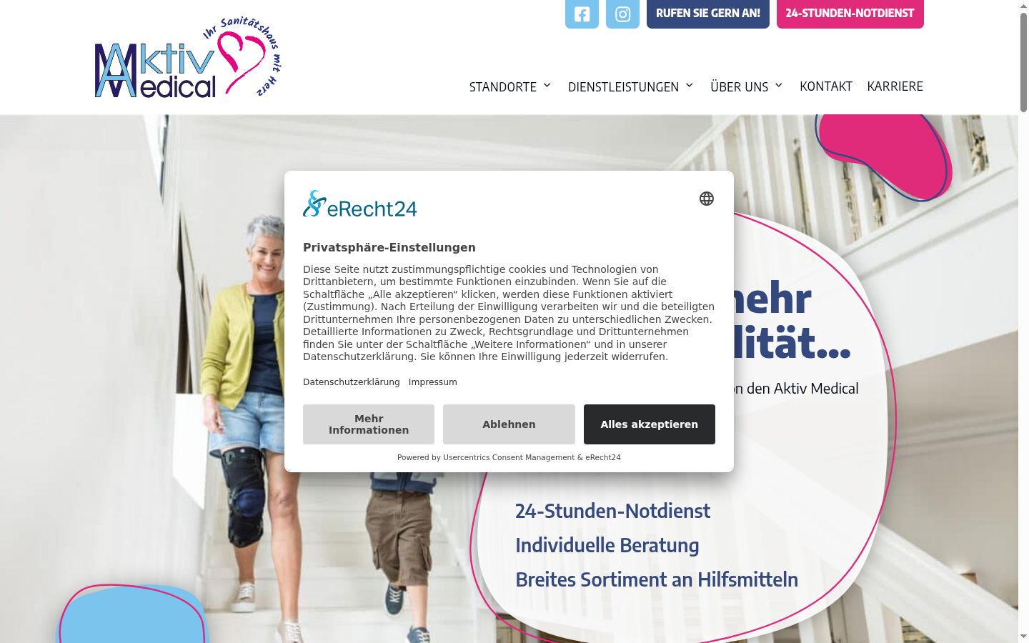 Zrzut ekranu banera zgody wyświetlanego przed jakąkolwiek interakcją