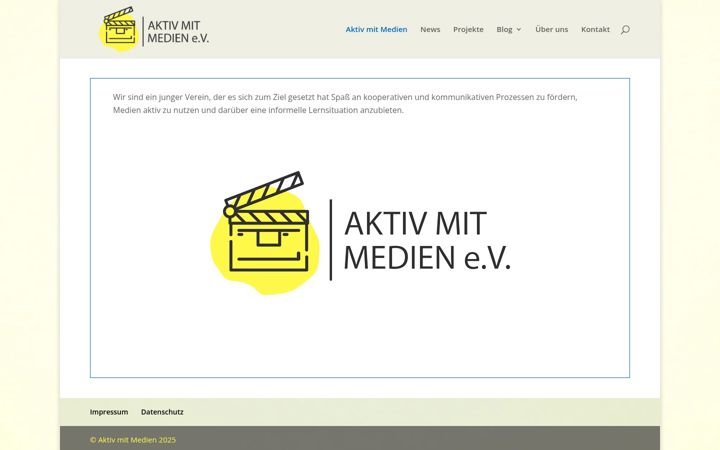 Screenshot of aktivmitmedien.de