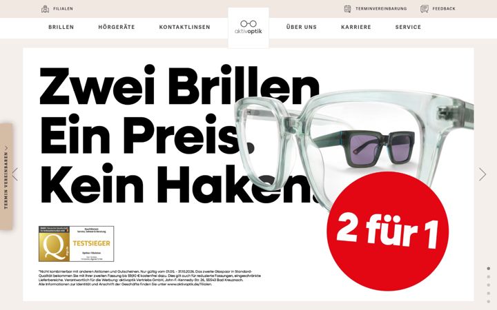 Screenshot of aktivoptik.de