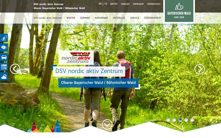 Screenshot di aktivregion-bayerischerwald.de