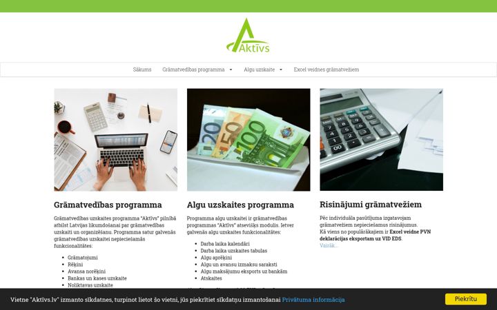 Screenshot of aktivs.lv