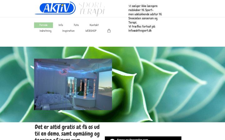 Screenshot of aktivsport.dk