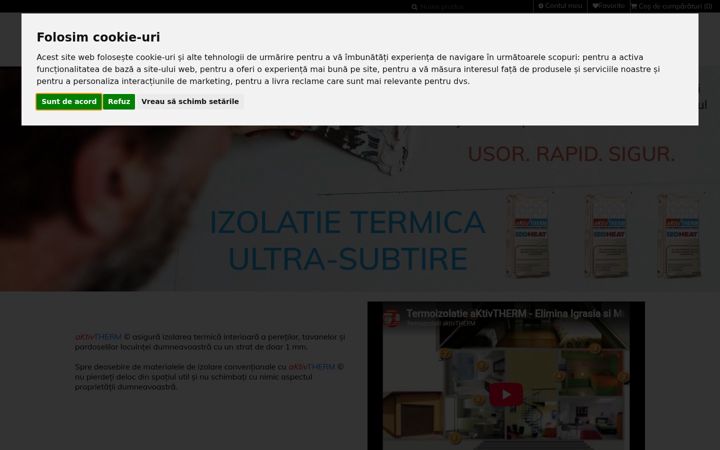 Screenshot of aktivtherm.com