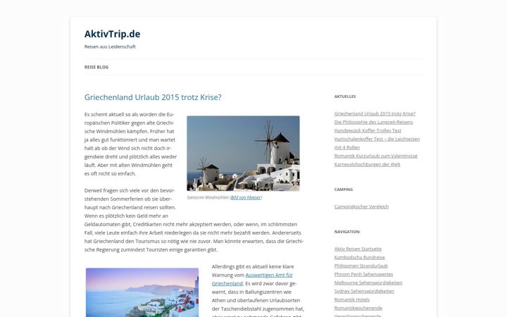 Screenshot of aktivtrip.de