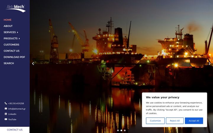 Screenshot of aktomech.gr