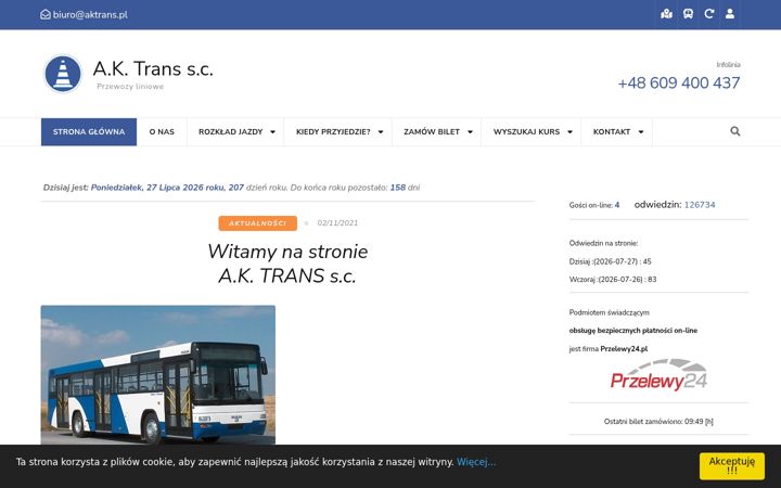 Screenshot of aktrans.pl