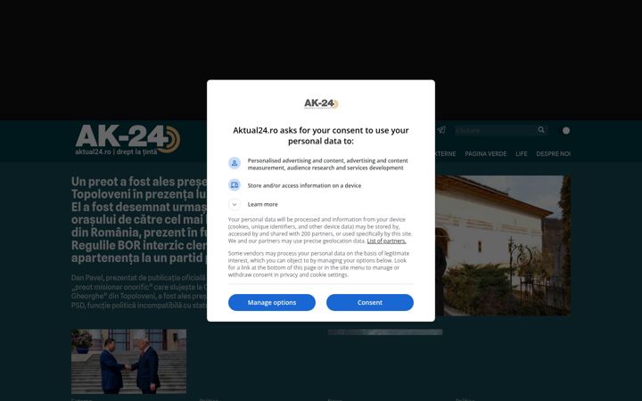 Screenshot of aktual24.ro