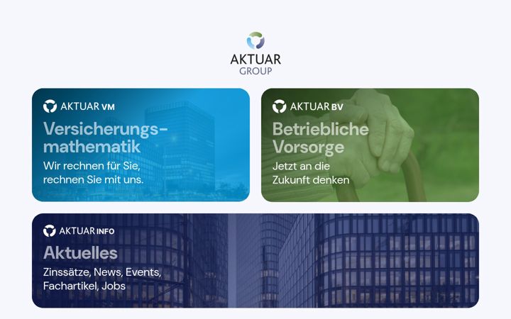 Screenshot of aktuar-group.at