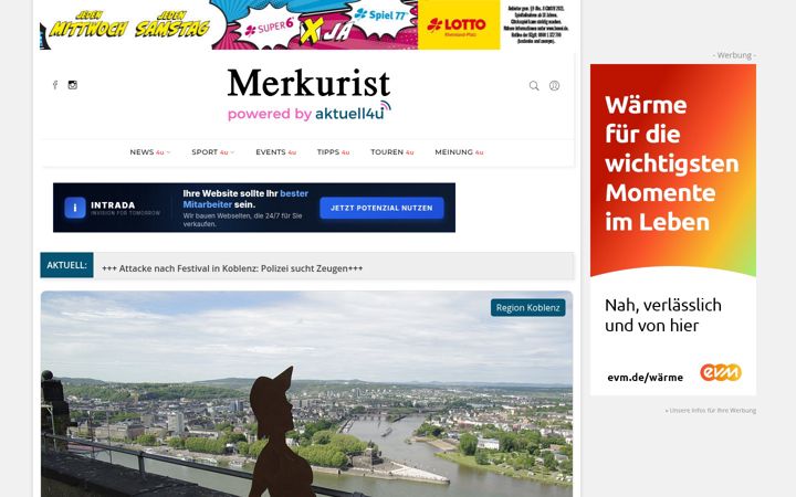 Screenshot of aktuell4u.de