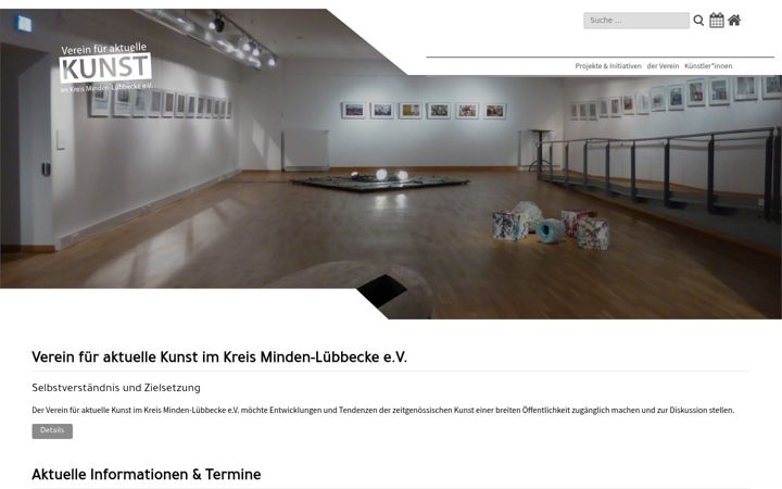 Екранна снимка на aktuelle-kunst-ev.de