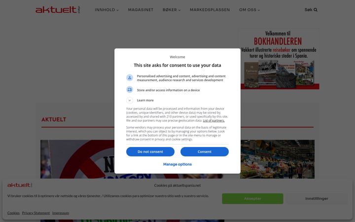 Screenshot of aktueltspania.net