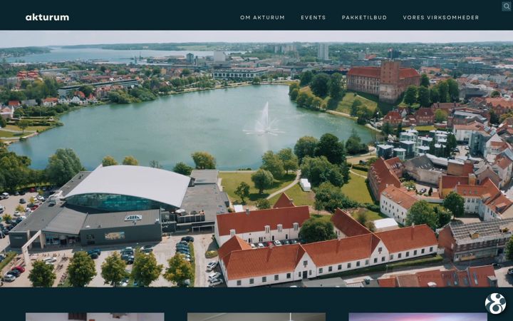 Screenshot of akturum.dk