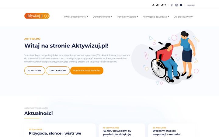 Screenshot of aktywizuj.pl