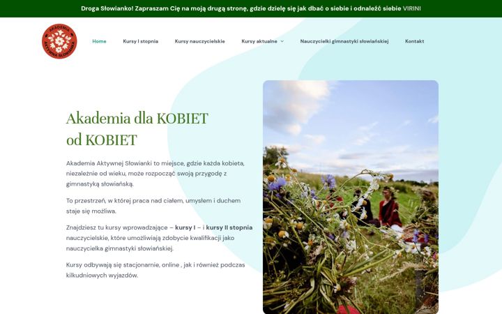 Screenshot of aktywnaslowianka.pl