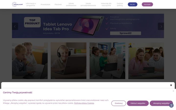 Screenshot of aktywnatablicaprojekt.pl