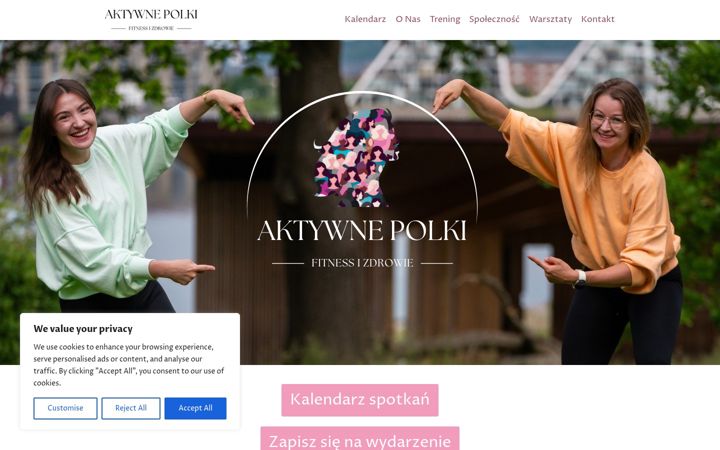 Screenshot of aktywnepolki.com
