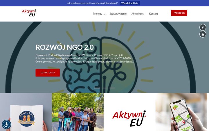 Screenshot of aktywni.eu