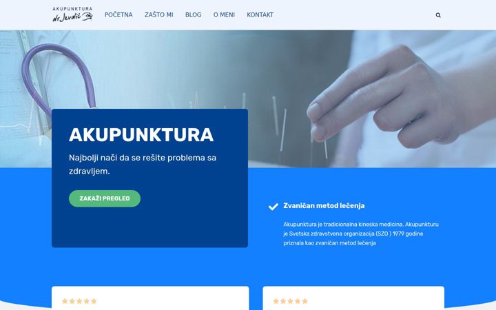 Screenshot of aku-punktura.com