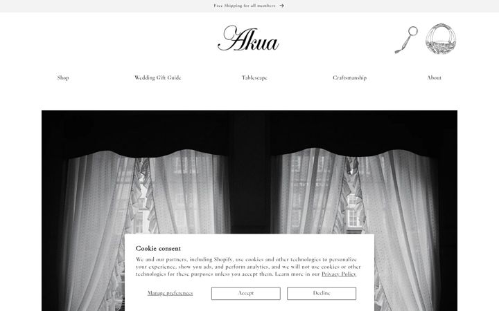 Screenshot of akuaobjects.com