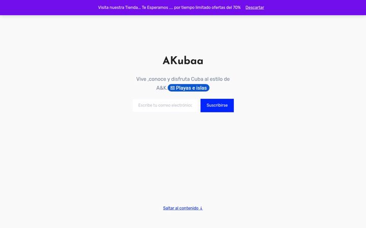 Screenshot of akubaa.com