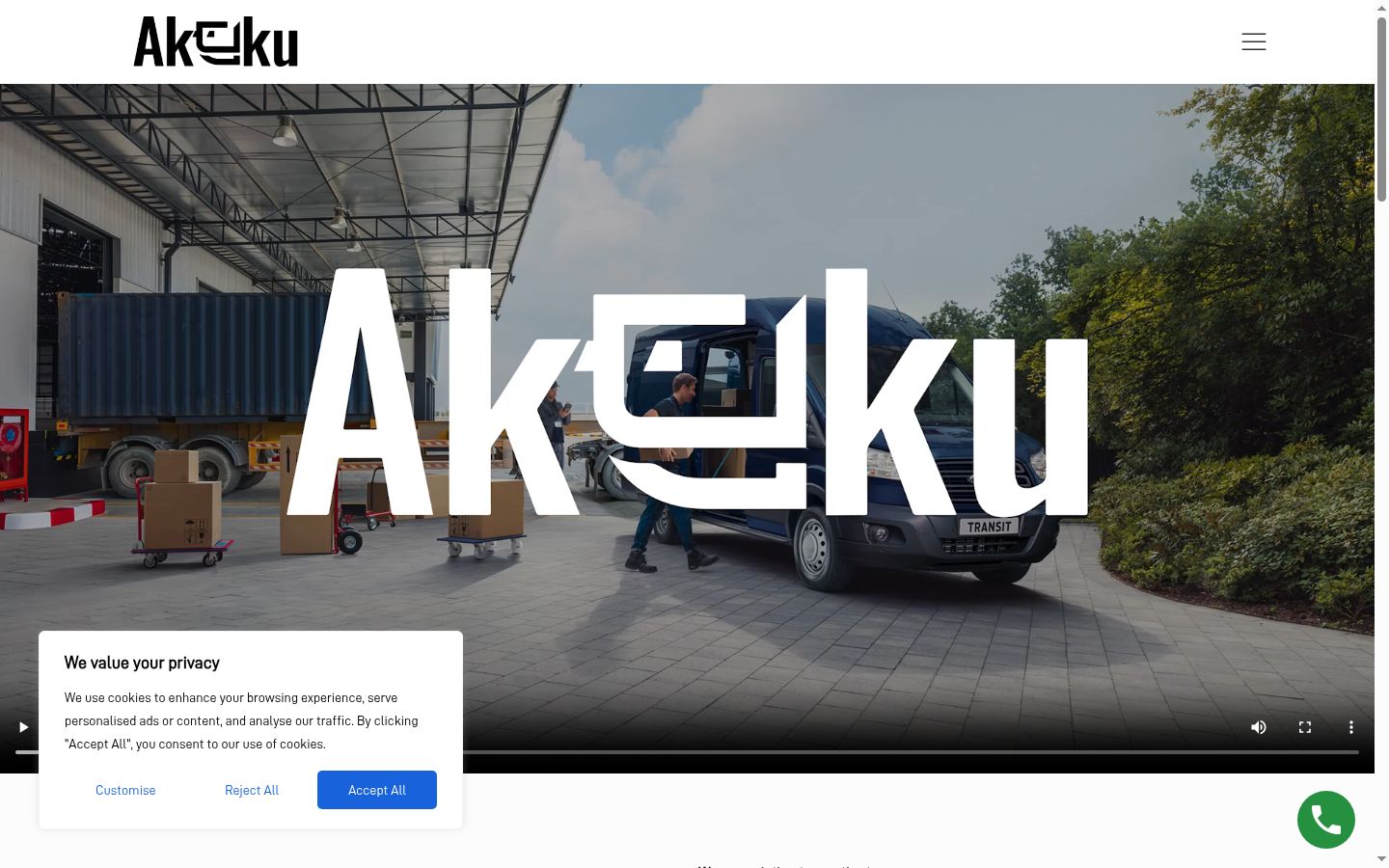 Snímek obrazovky baneru souhlasu zobrazeného před jakoukoli interakcí