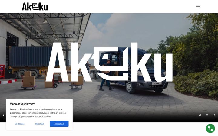 Screenshot of akukufilms.com