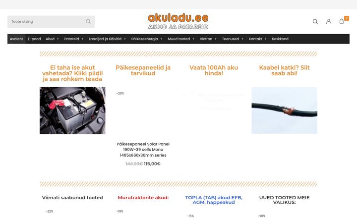 Screenshot of akuladu.ee