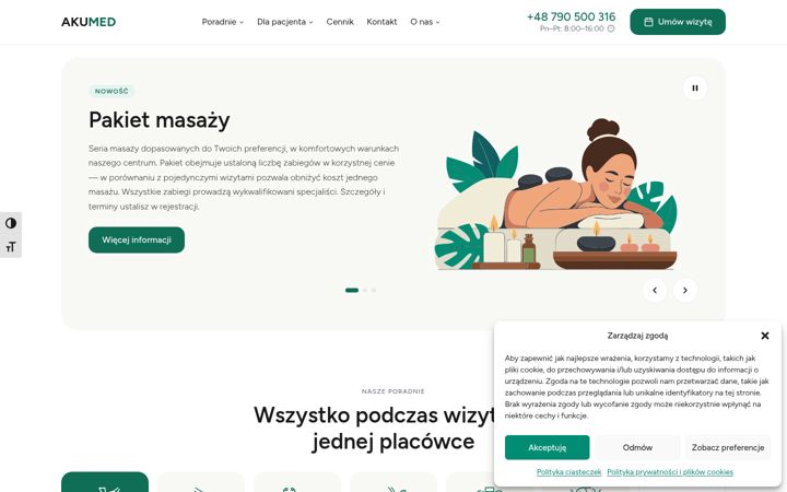 Screenshot ta' akumed.pl
