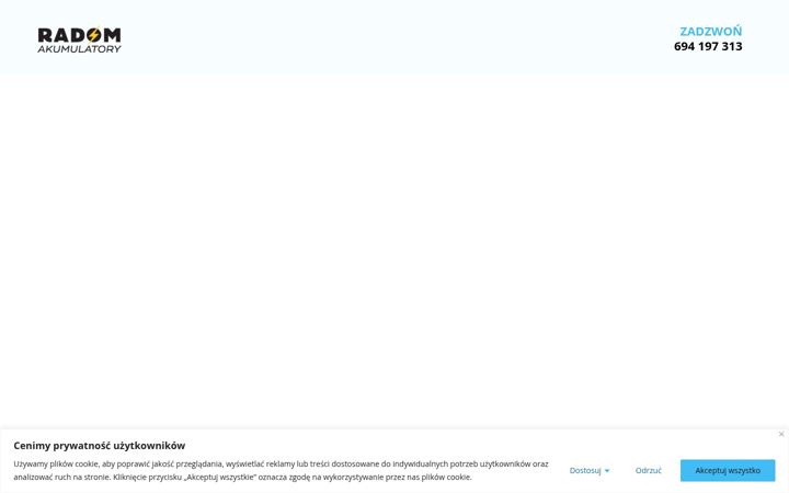 Screenshot of akumulatory24.radom.pl