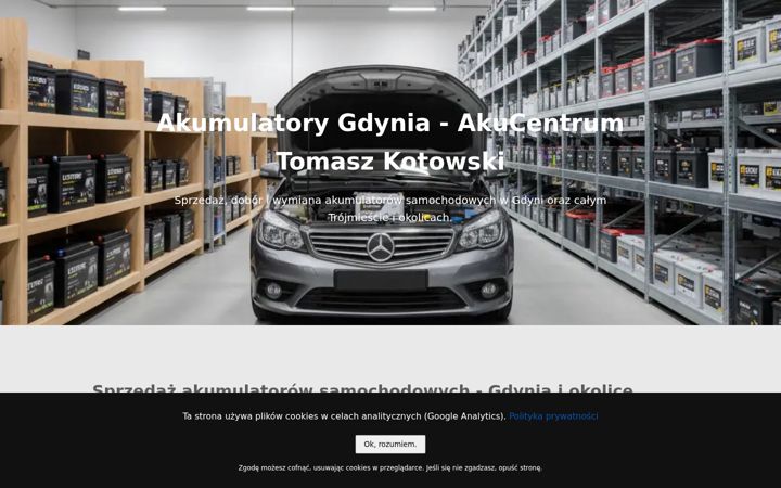 Screenshot of akumulatorygdynia.pl