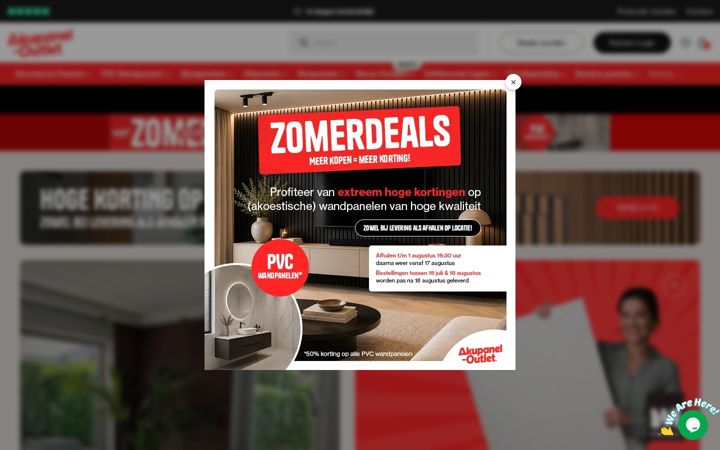 Screenshot of akupanel-outlet.nl