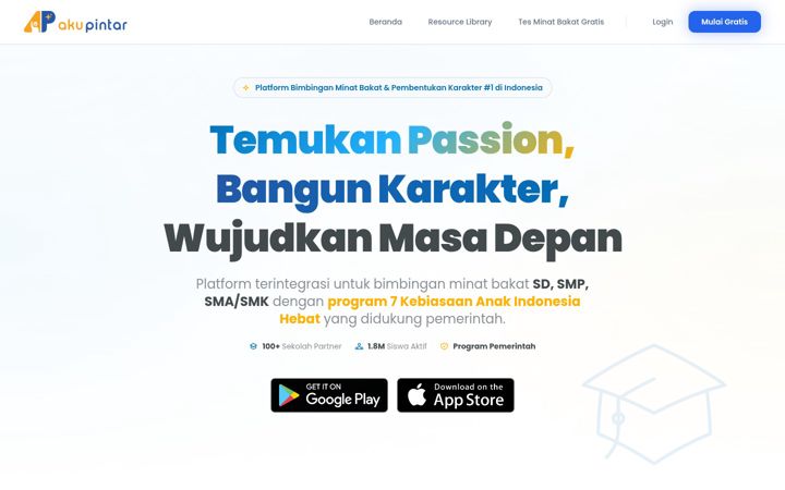Screenshot of akupintar.id