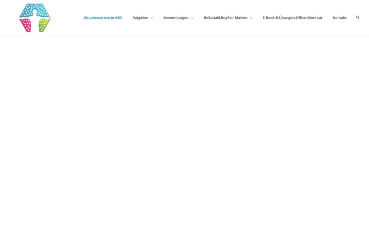Screenshot of akupressurmatte-abc.de