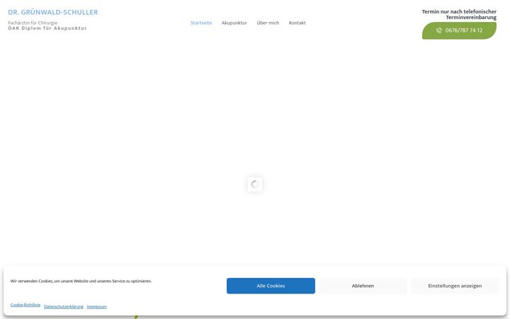 Screenshot of akupunktur-dr-gruenwald-schuller.at