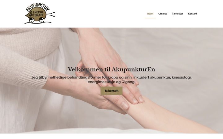 Zrzut ekranu akupunktur-en.no