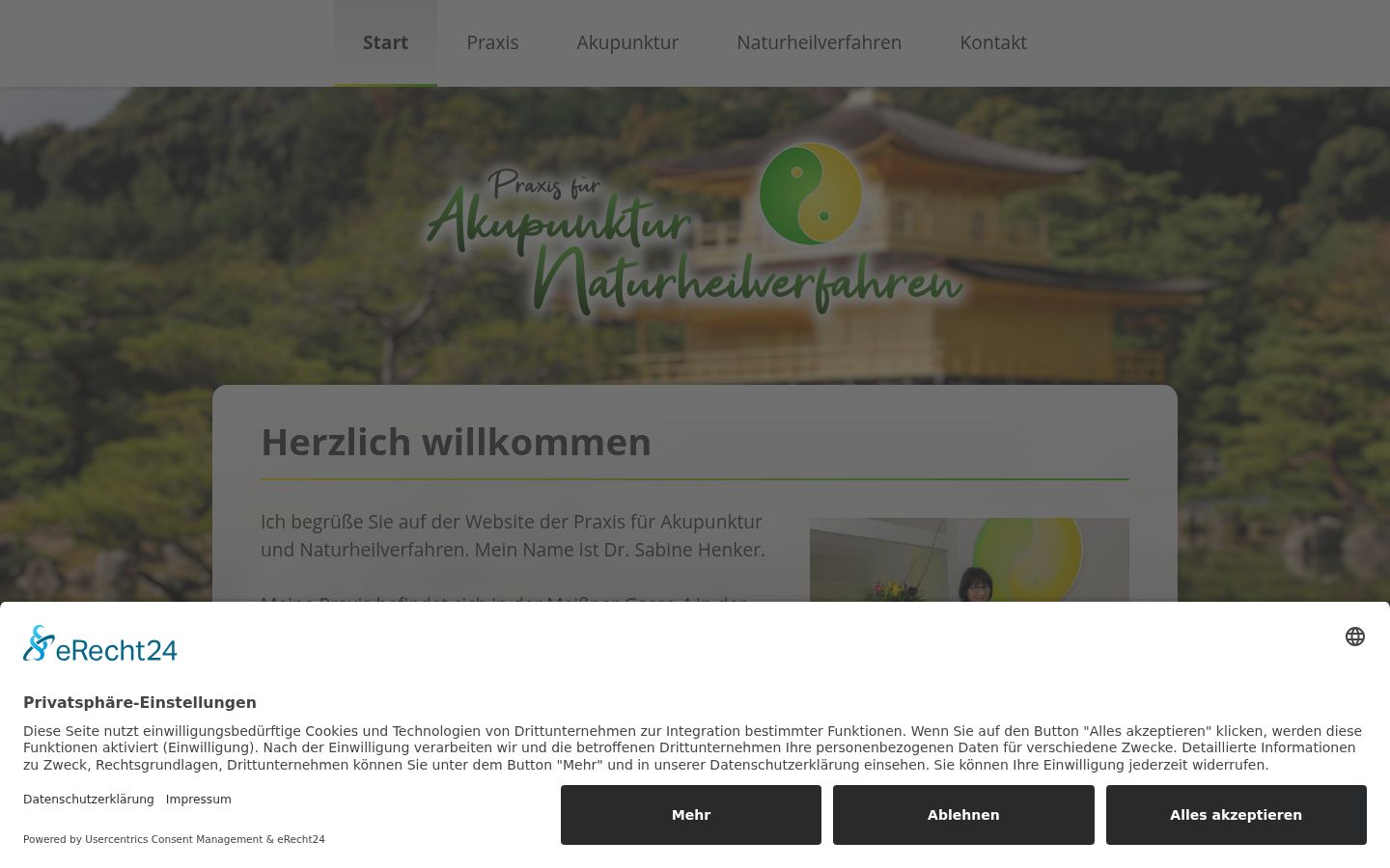 Screenshot tal-banner tal-kunsens muri qabel kwalunkwe interazzjoni