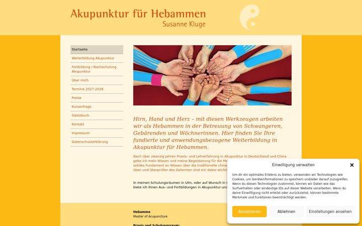 Screenshot of akupunktur-fuer-hebammen.de